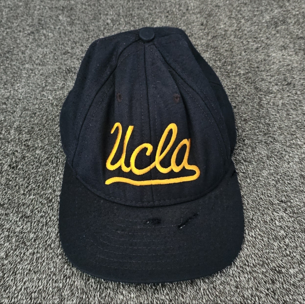 Vintage 80s California Headwear Unisex UCLA Cursive Spell Out Cap